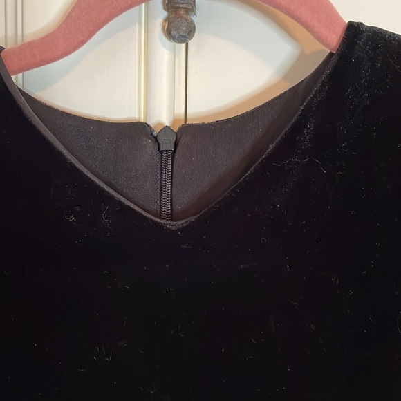 Womens sequin gown with custom made velvet top - Picture 3 of 3